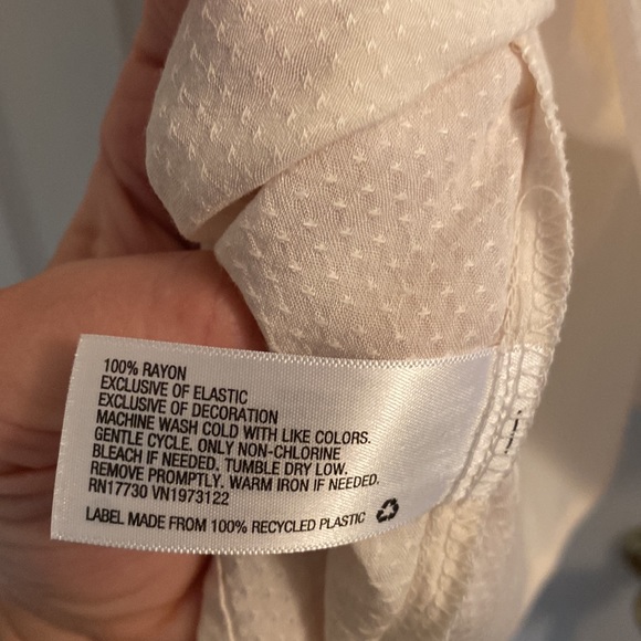 NWT, Cream Colored, A New Day Blouse - Size Large - Picture 6 of 6